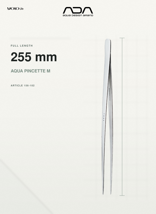 ADA DOOA Aqua Pincette Medium 255 mm – Aquarium Planting Tweezers