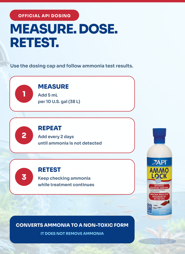 API Ammo-Lock (16 oz), Ammonia Detoxifier, for Aquarium, Fresh, Salt