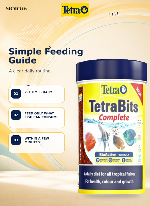 TetraBits Complete Tropical Fish Food Granules 100 mL (30 g)