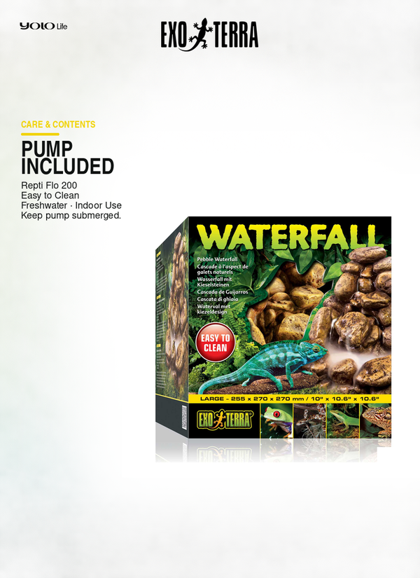 Exo Terra Pebble Waterfall Large