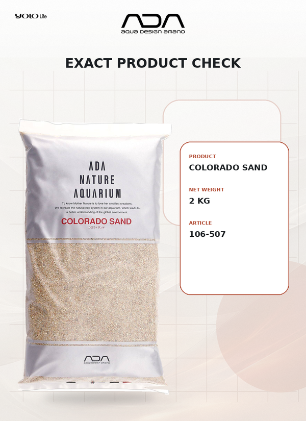 ADA Colorado Sand 2 kg – Natural Red Aquarium Sand