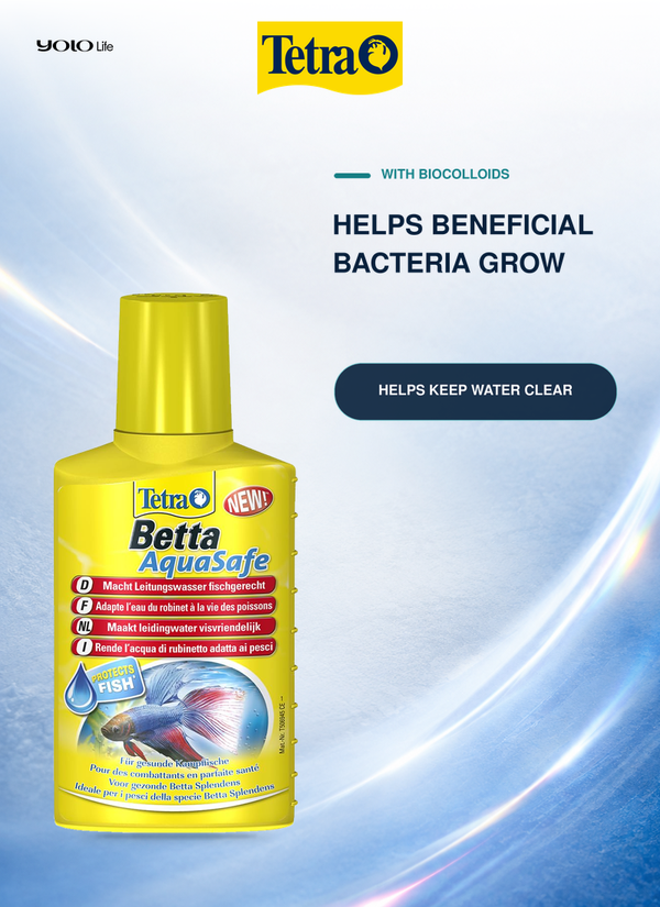 Tetra Betta AquaSafe Water Conditioner 100 mL (approx. 3.38 fl oz)