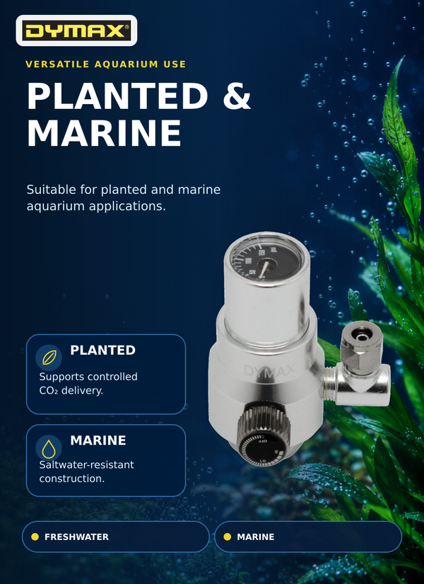 Dymax CO2 Mini Regulator for Aquariums