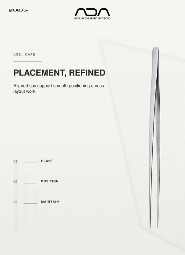 ADA DOOA Aqua Pincette Large 300 mm – Aquarium Planting Tweezers