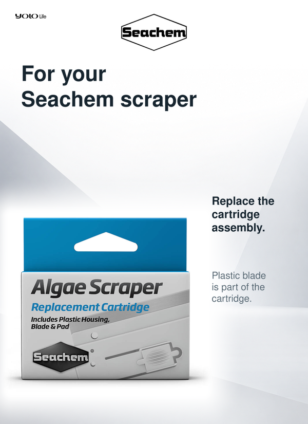 Seachem Algae Scraper Replacement Cartridge Kit