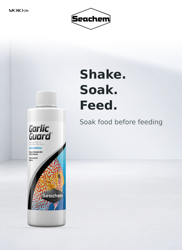 Seachem GarlicGuard Fish Food Soak 250 ml