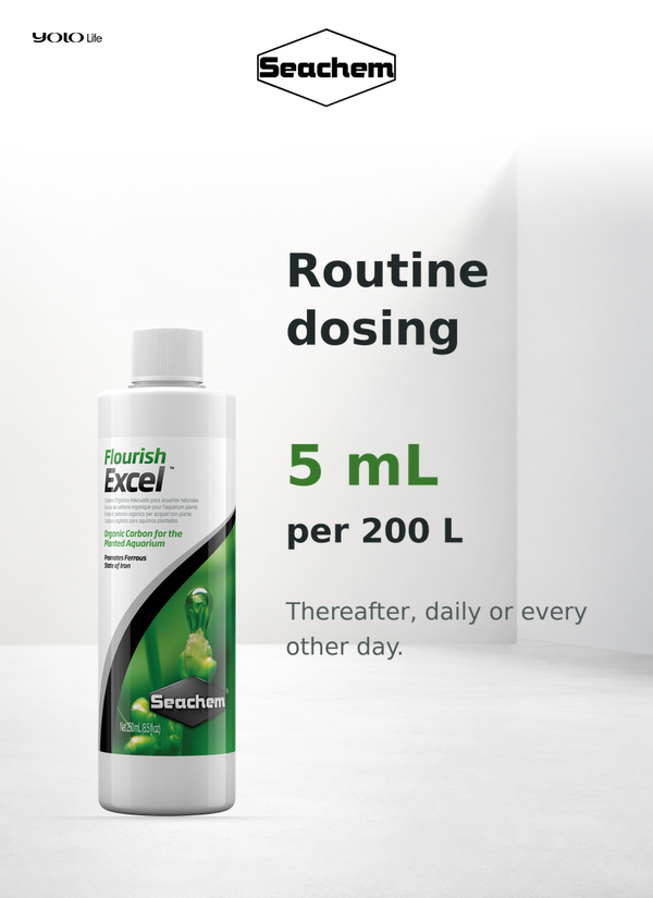 Seachem Flourish Excel Organic Carbon Supplement 250 ml