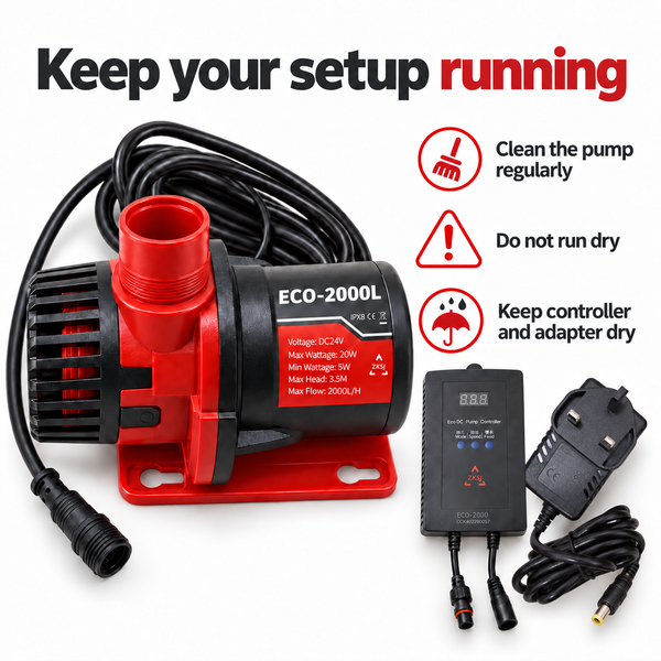 ZKSJ ECO-12000L Variable Speed DC Aquarium Pump