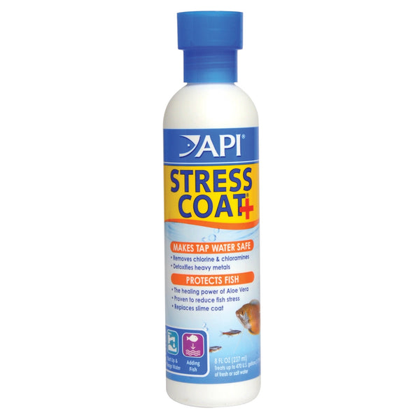 API Stress Coat 8 oz, Water Conditioner, Treatment, Additive, for Fish