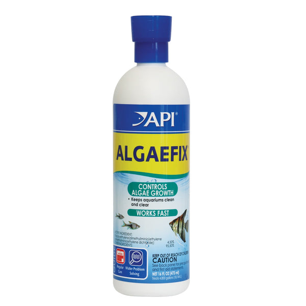 API Algaefix 16 oz, Algae Control, Algaecide, for Fish, Plants, Tanks