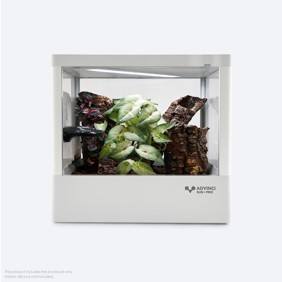 ADVINCI Sun Pro 303028 Reptile Terrarium – 300 × 300 × 280 mm, White