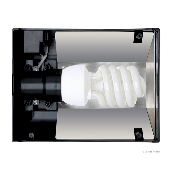 Exo Terra Compact Top 20x9x15cm, Terrarium Canopy Light, 26W Max
