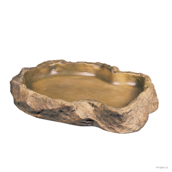 Exo Terra Feeding Dish (XLarge), Reptile Bowl, for Snakes, Newts