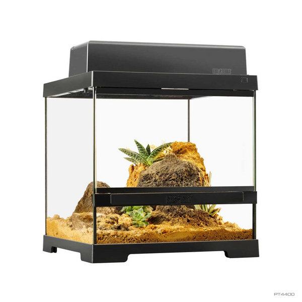 Exo Terra Pro Terrarium X-Small Wide (30x30x30cm) Reptile Glass Cage