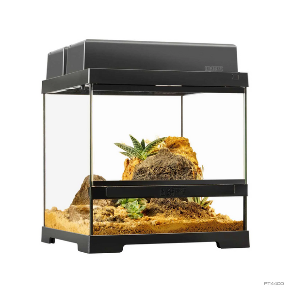 Exo Terra Pro Terrarium X-Small Wide (30x30x30cm) Reptile Glass Cage