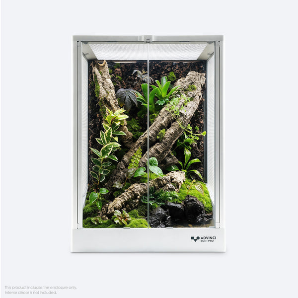 ADVINCI Sun Pro 604590 Reptile Terrarium – 600 × 450 × 900 mm, White
