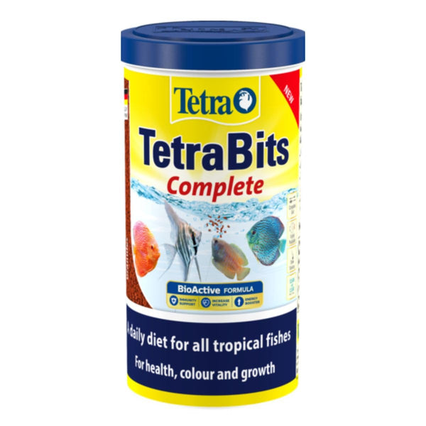 Tetra Tetrabits 1L Nutrient-Rich Seafood Flavor Fish Food Pellets