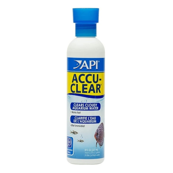 API Accu-Clear (8 oz), Water Clarifier, Clarifier, Treatment, for Fish