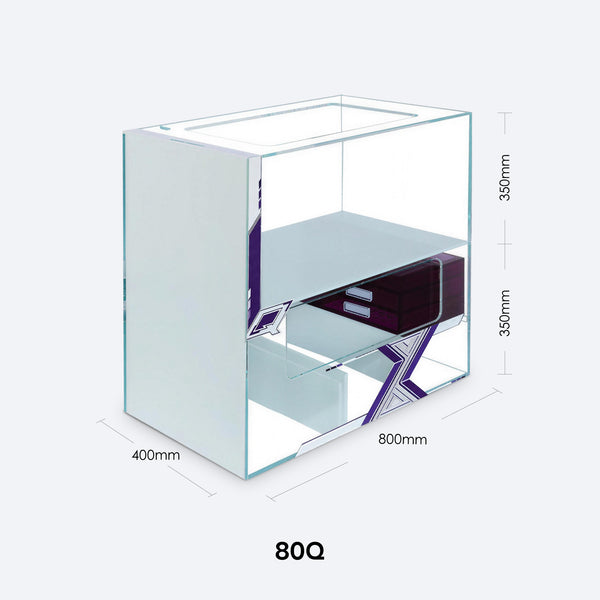 NINEWOOD 80Q Aquarium - White