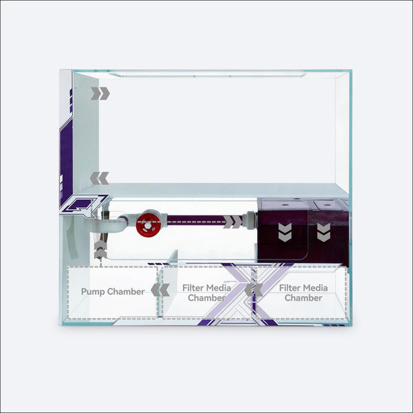 NINEWOOD 80Q Aquarium - White