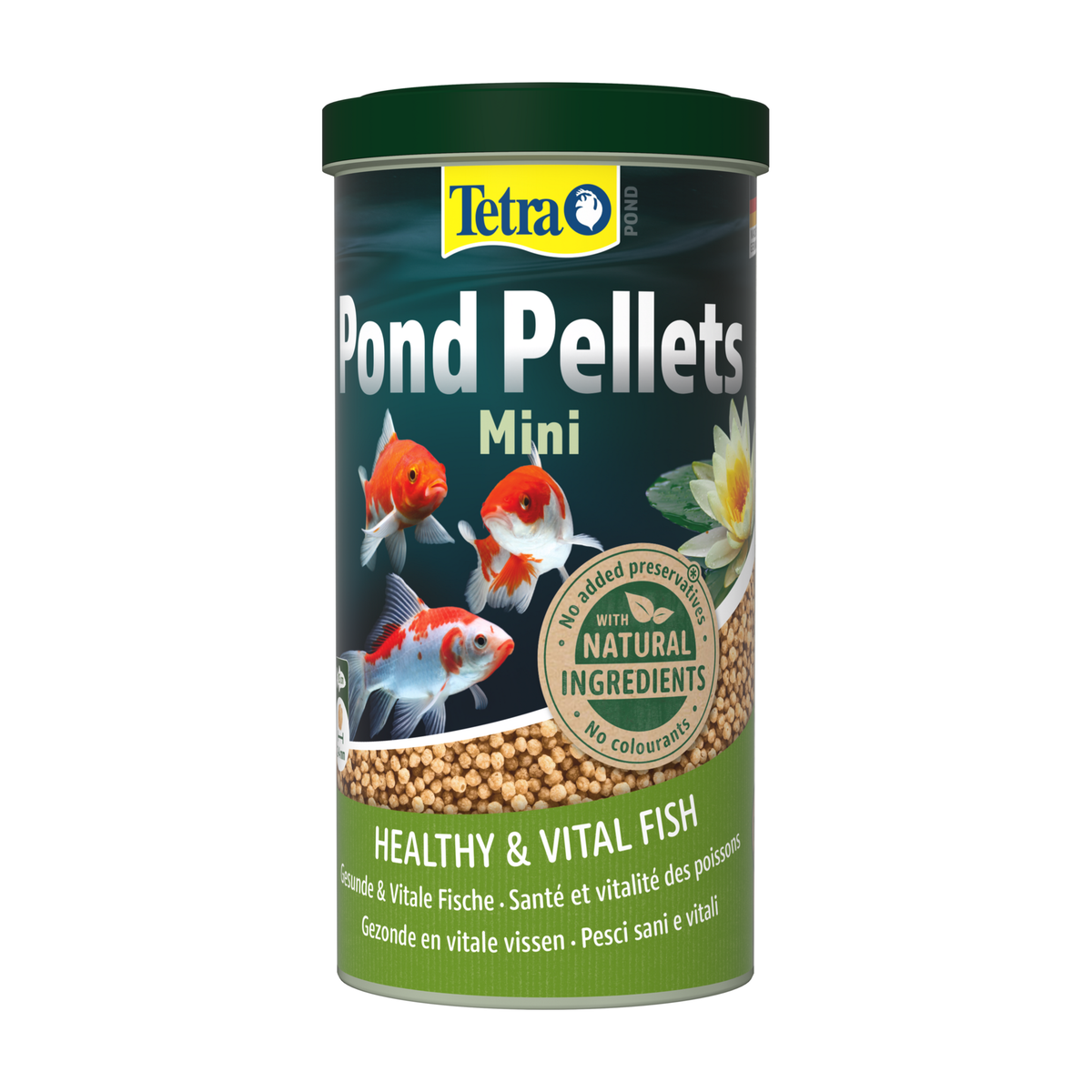 Tetra Pond Pellets Mini fish food, 1 L (260 g) container