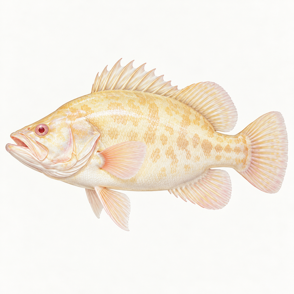 Albino Chinese Perch – 60–80 mm