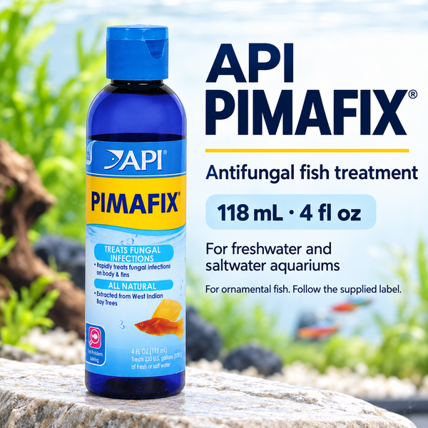 API PIMAFIX Antifungal Fish Treatment 118 mL (4 fl oz) — product purpose and pack size