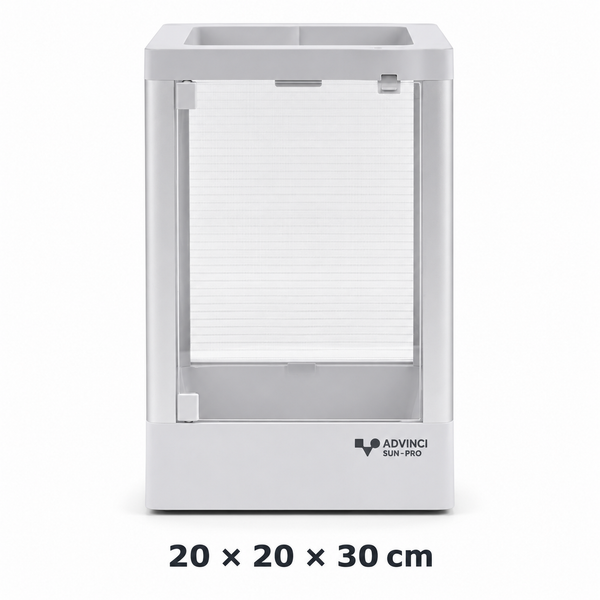 ADVINCI Sun Pro 202030 Reptile Terrarium – 200 × 200 × 300 mm, White