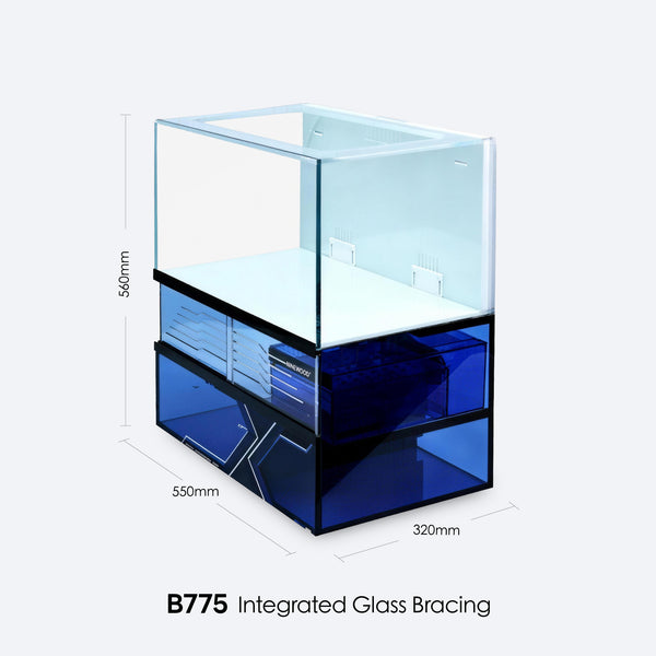 NINEWOOD B775 Aquarium - 550 × 320 × 560 mm