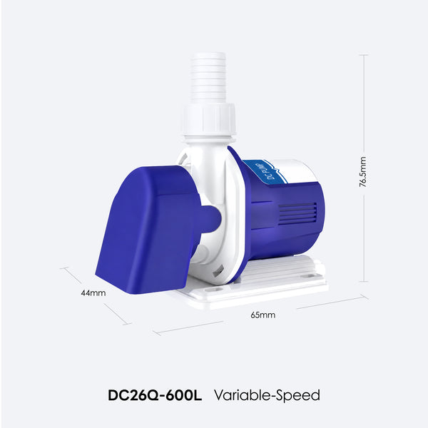 ZKSJ DC26Q-600L Aquarium Pump – Adjustable speed, 12 V