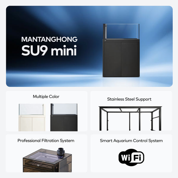 SU9mini 955 mm Aquarium & Cabinet – Meteorite Grey (009)