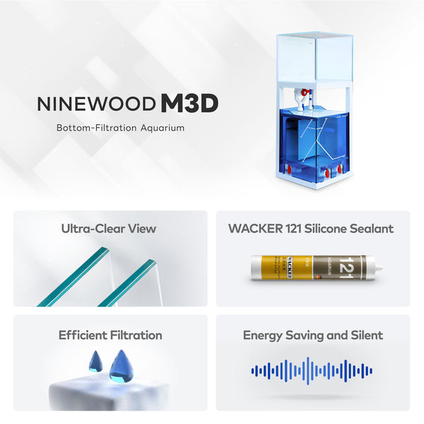 NINEWOOD M3D Aquarium - Black