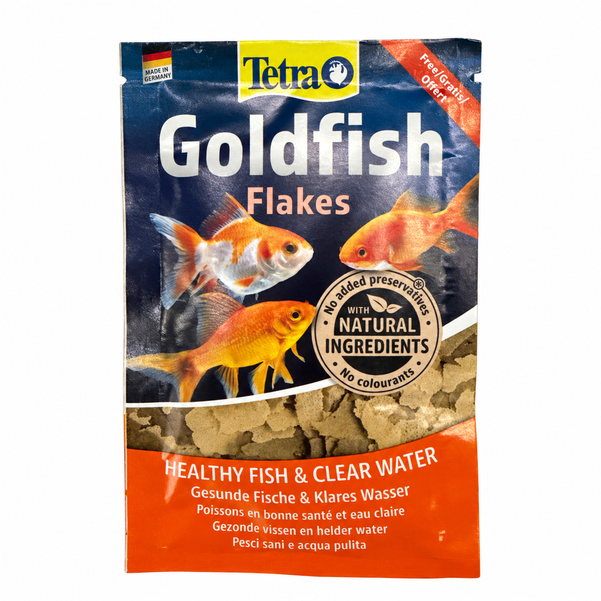 Tetra Goldfish Flakes Fish Food 3 g sachet