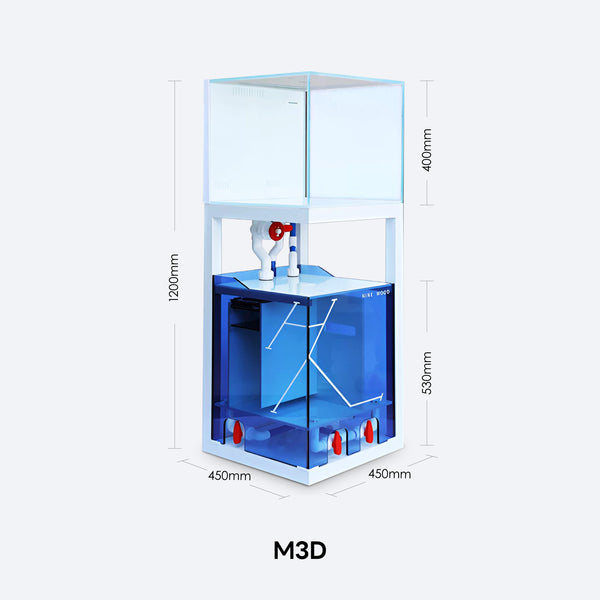 NINEWOOD M3D Aquarium - White