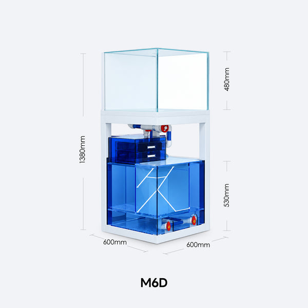 NINEWOOD M6D Aquarium - White