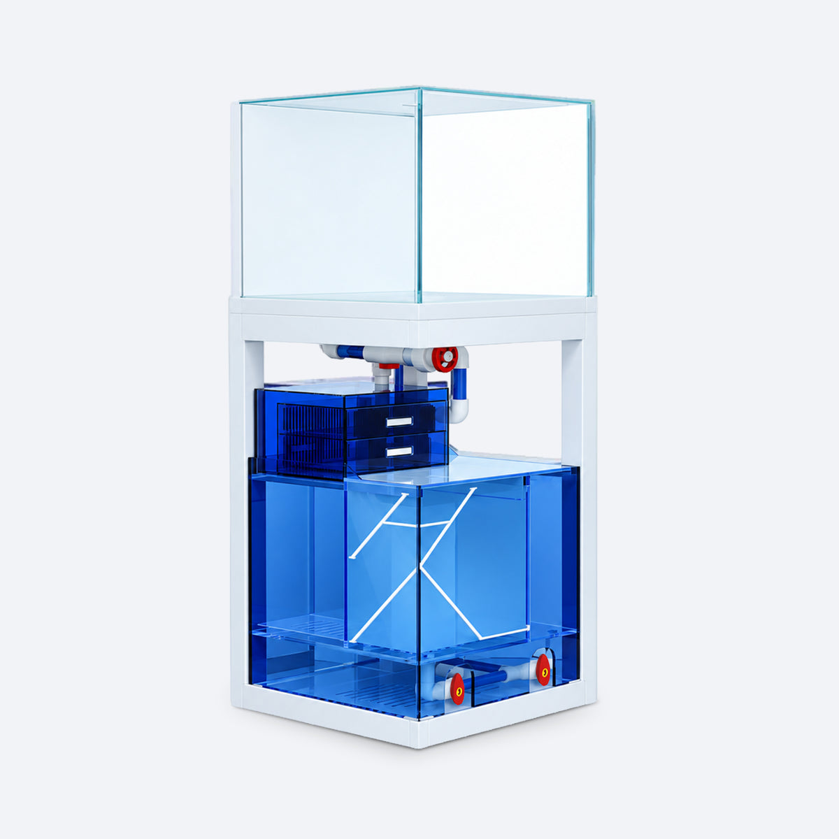 NINEWOOD M6D Aquarium - White