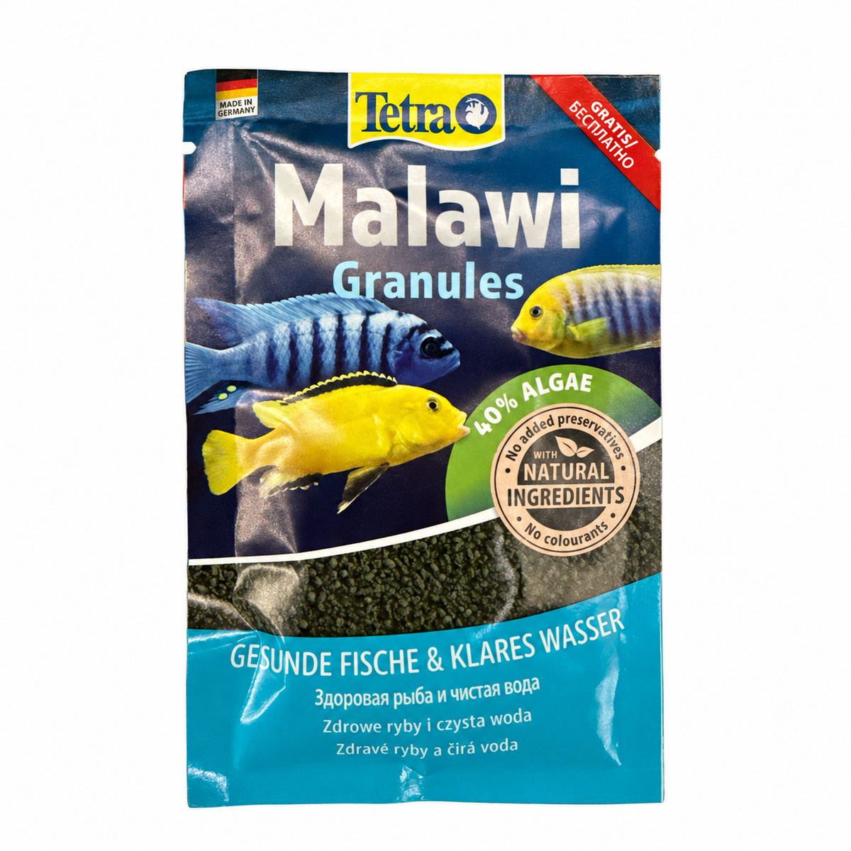 Tetra Malawi Granules Cichlid Fish Food 4 g sachet