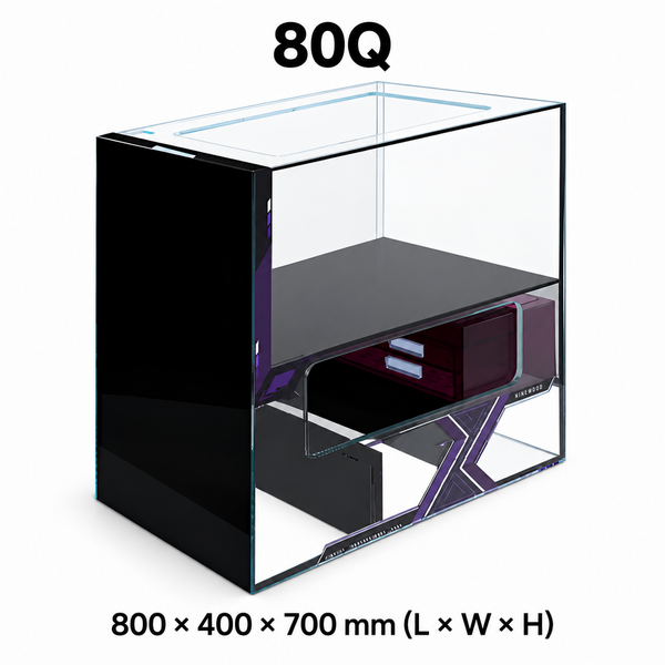 NINEWOOD 80Q Aquarium - Black