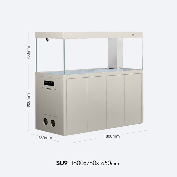 ManTangHong SU9 1800 mm Arowana Aquarium & Cabinet – Jazz White