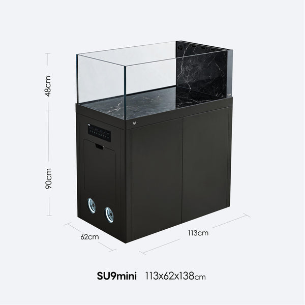 SU9mini 1135 mm Aquarium & Cabinet – Meteorite Grey
