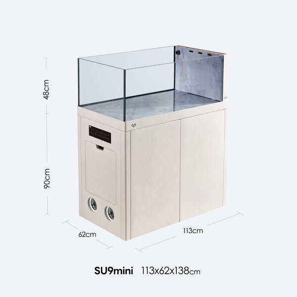 SU9mini 1135 mm Aquarium & Cabinet – Jazz White (011)
