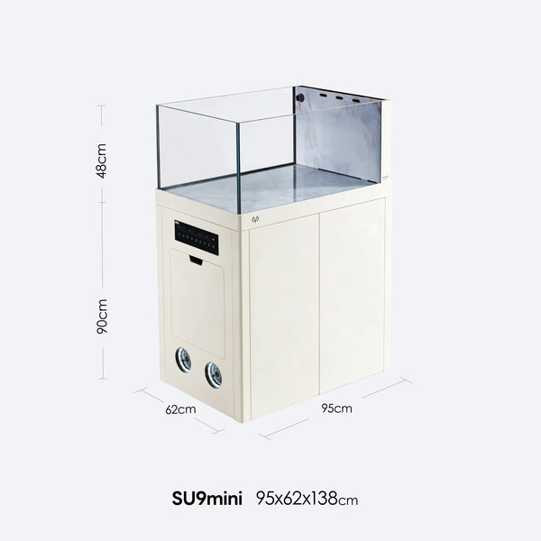 SU9mini 955 mm Aquarium & Cabinet – Jazz White
