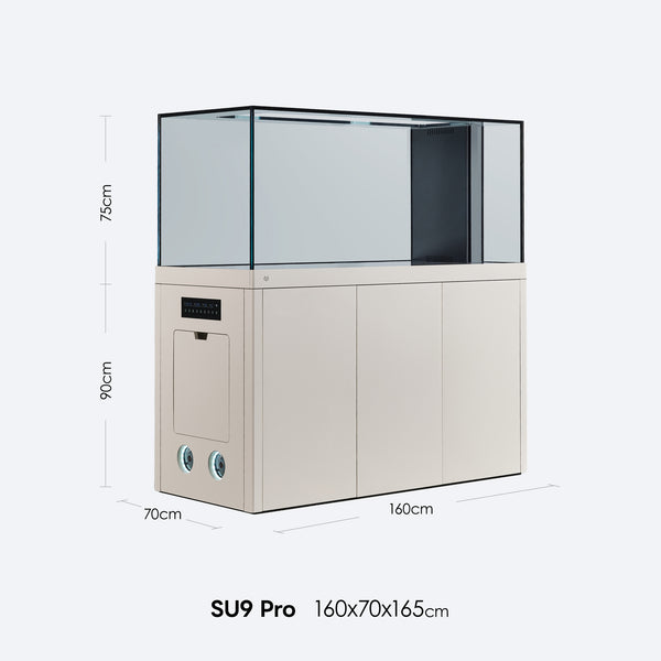 SU9pro 1600 mm Aquarium & Cabinet – Jazz White (025)
