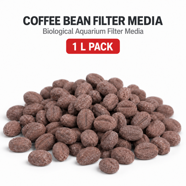 Coffee bean biological aquarium filter media, 1 L pack
