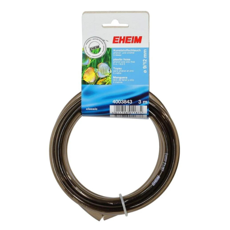 EHEIM Grey Aquarium Hose 9/12 mm, 3000 mm Length