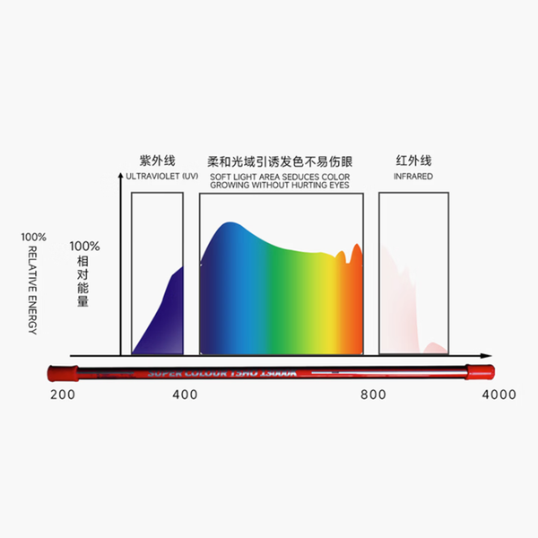 Mayin Full Spectrum LED Aquarium Light, Glass Fish Tank Lamp, Touch