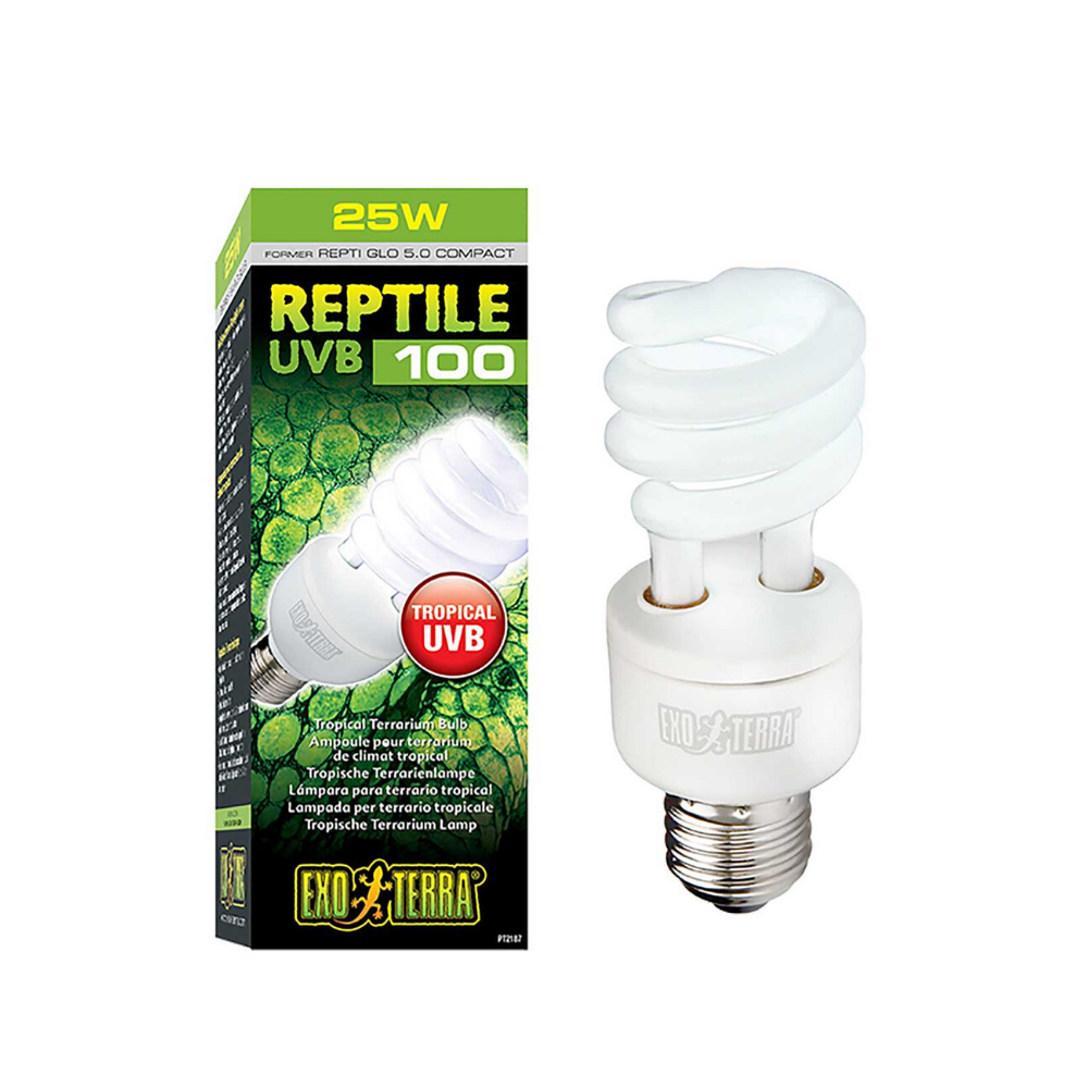 Exo Terra Reptile UVB100 Tropical 25 W Bulb