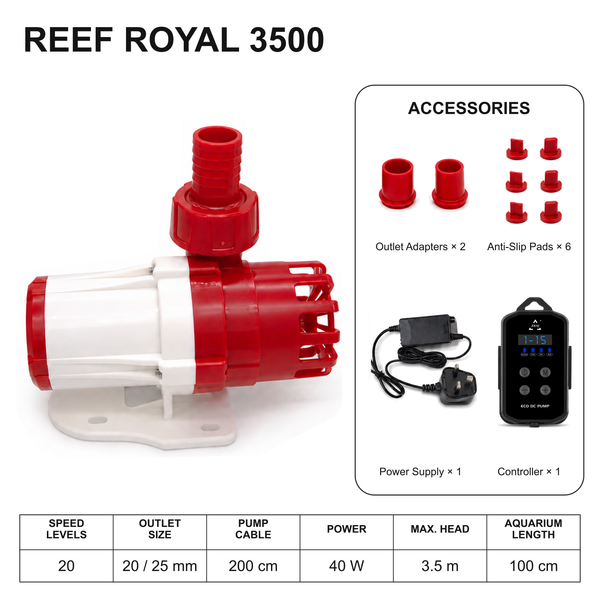 ZKSJ Reef Royal 3500 Variable Speed DC Aquarium Pump